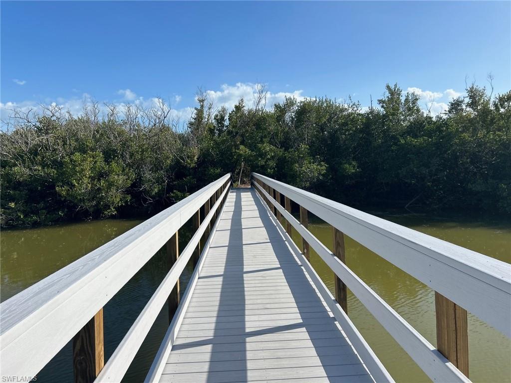 Dock area with a water view on way to beach acces