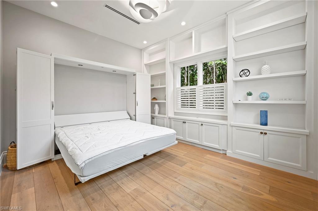 Bedroom featuring light wood-type flooring