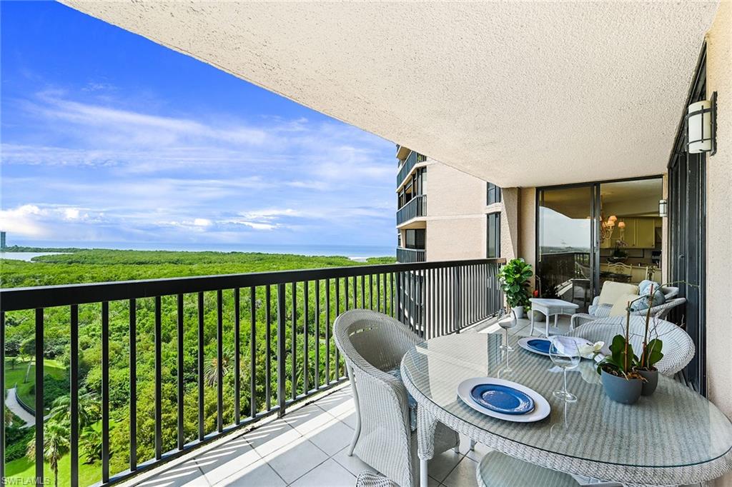 View of Gulf of Mexico from the open balcony