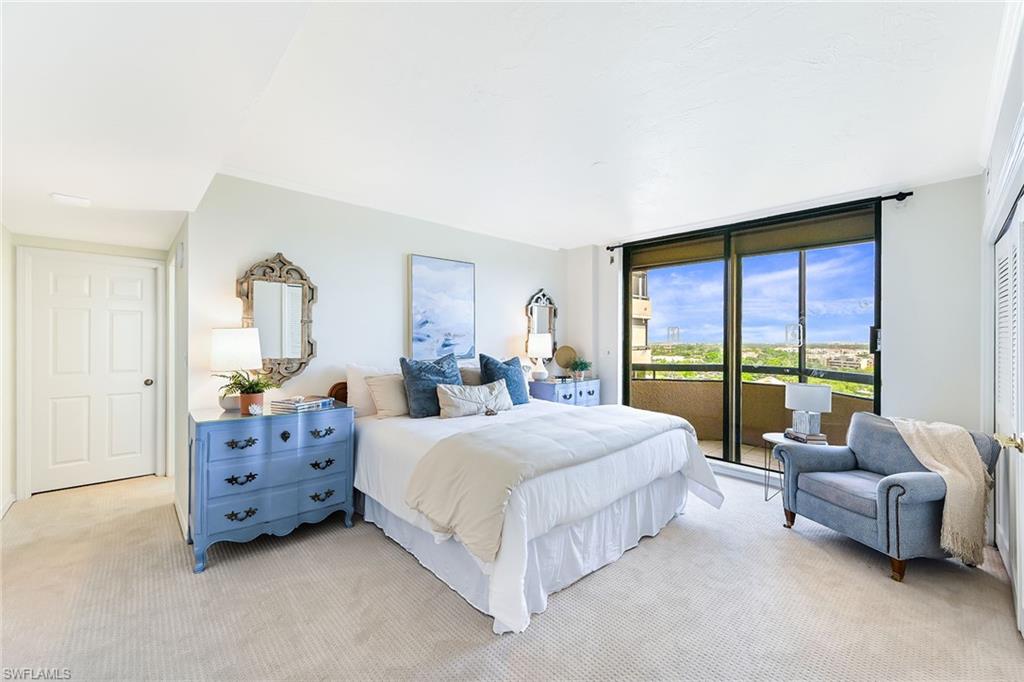 Primary Bedroom Suite with a Screened Balcony