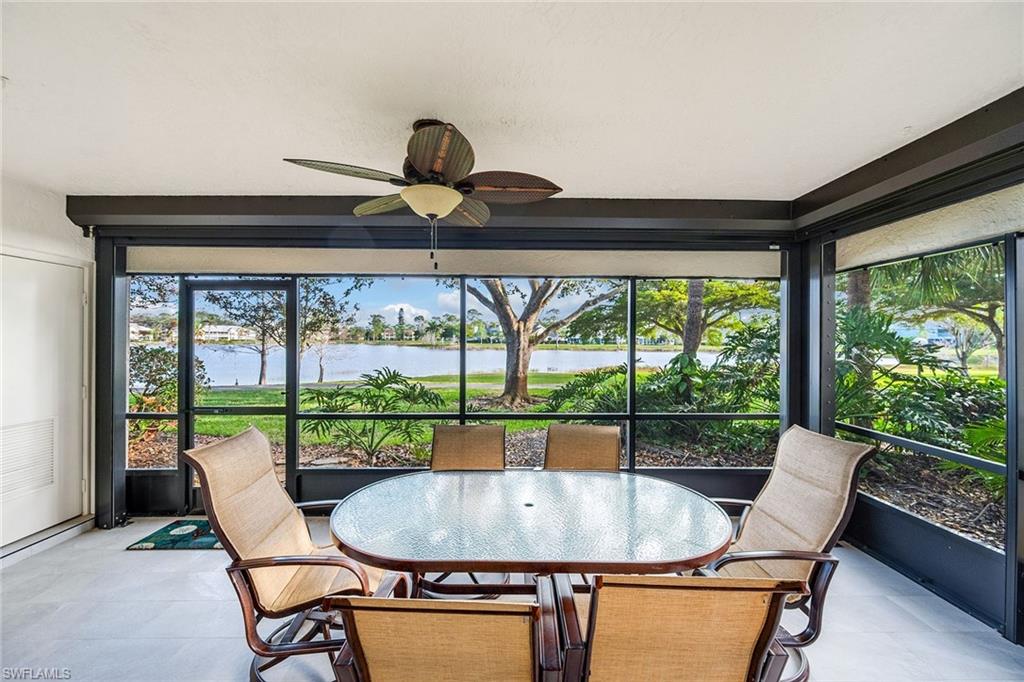 Back Screened Porch with Lake View