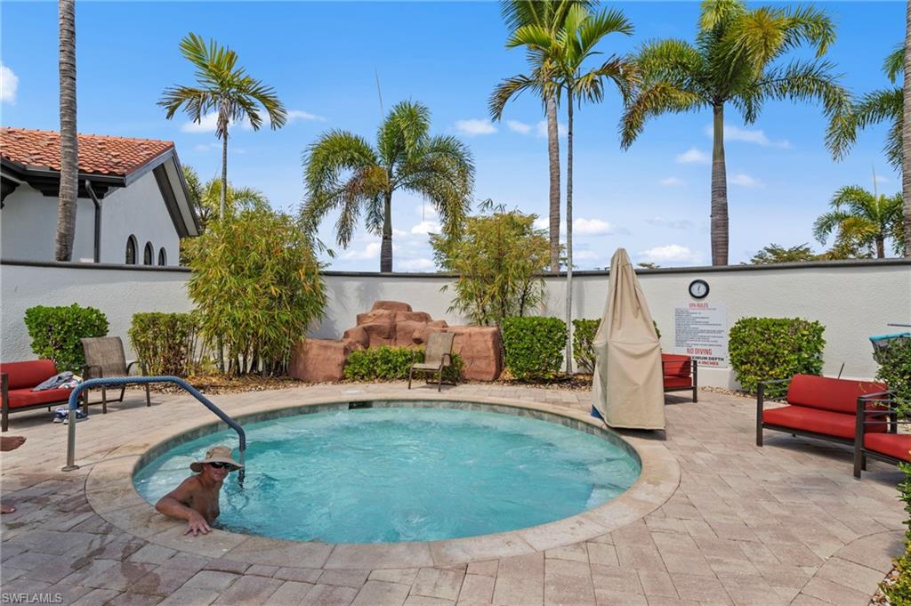 Resort hot tub