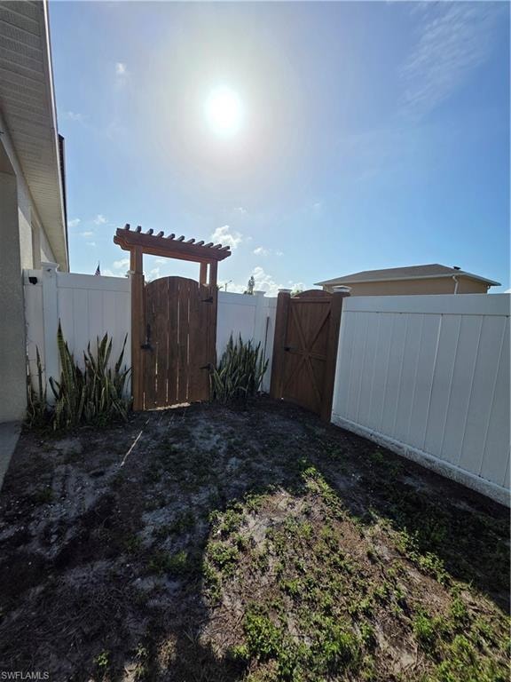 Beautiful gate to the garden