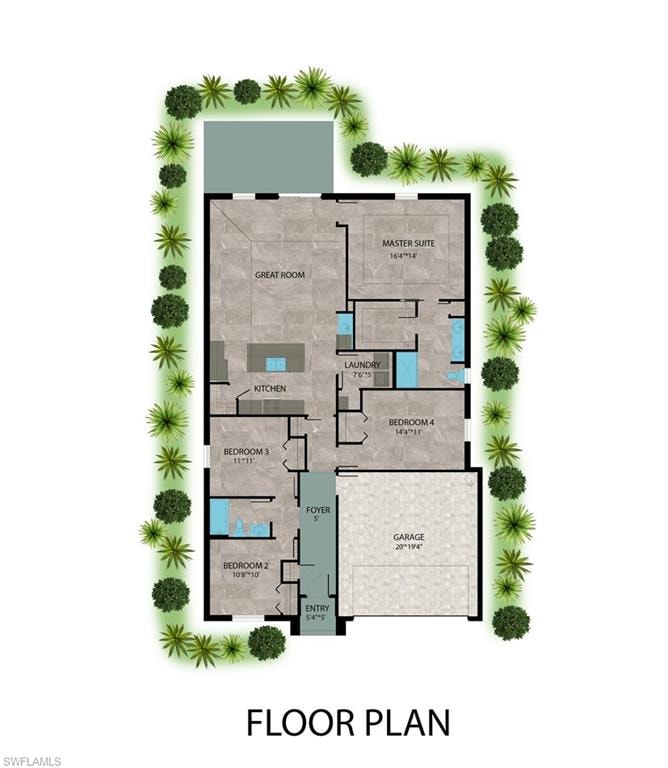 View of floor plan / room layout