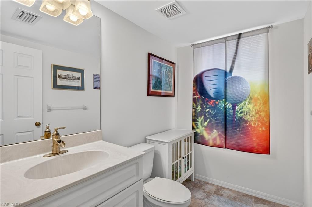 Bathroom in loft area