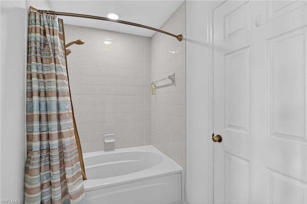 Bathroom with shower / tub combo