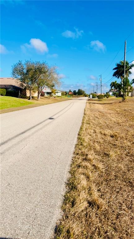 View of asphalt road