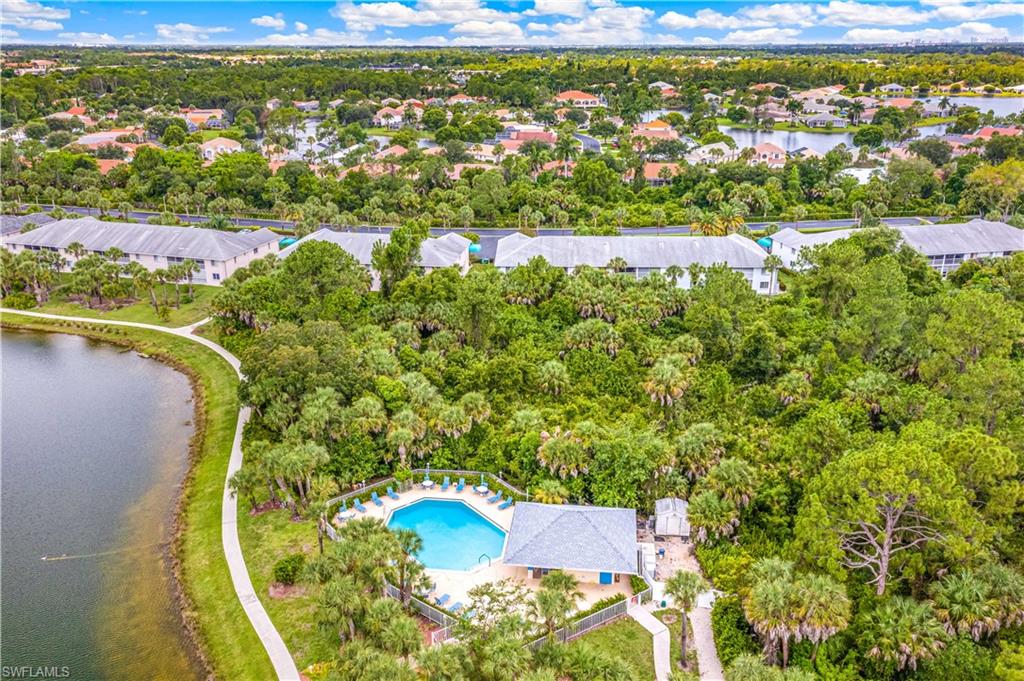 Aerial view of community