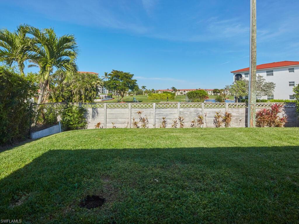 Partially Fenced yard