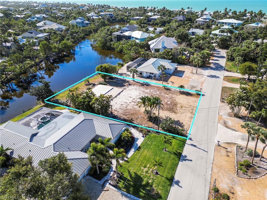 Aerial view of lot. So close to beach