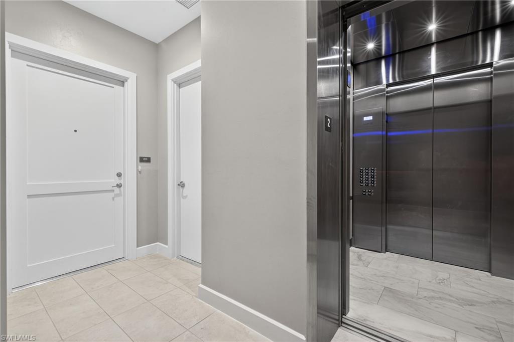 Private entrance off elevator to residence