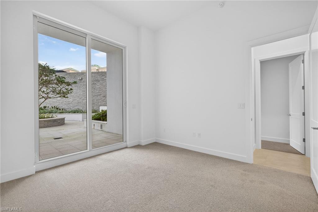 Bedroom 3 with sliders to outdoor private terrace