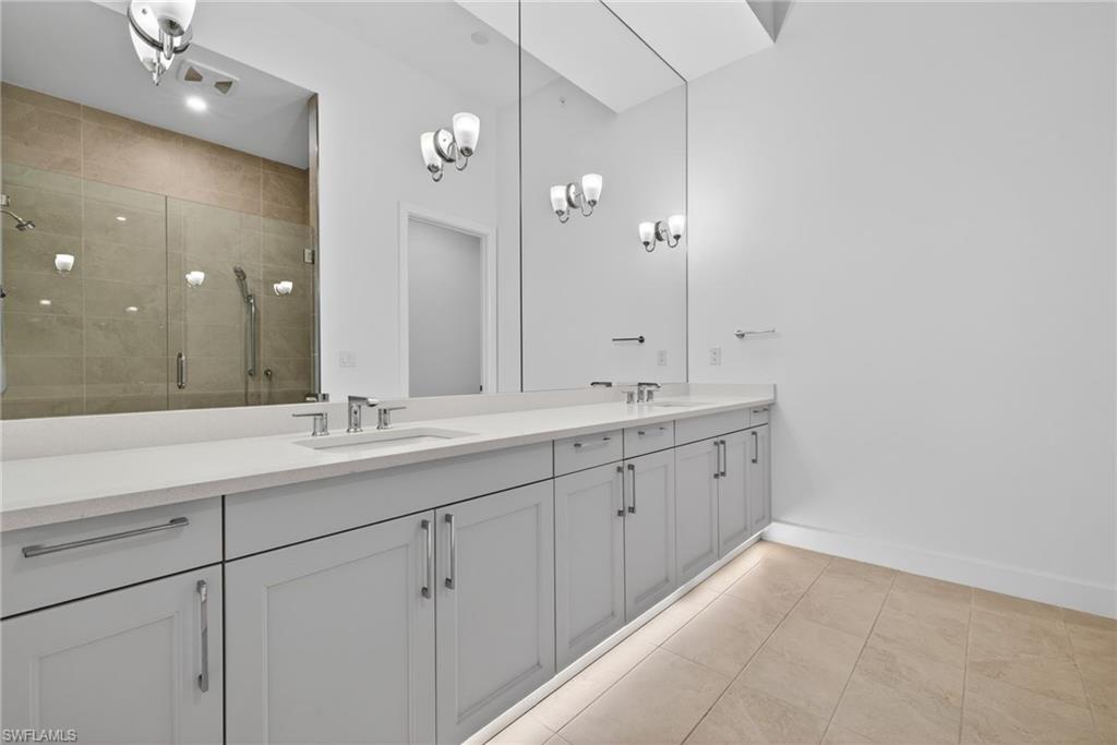 Master Bath with double vanities