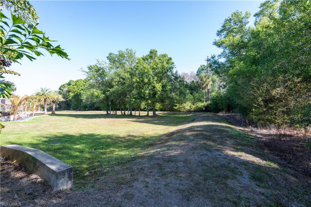 View of green lawn