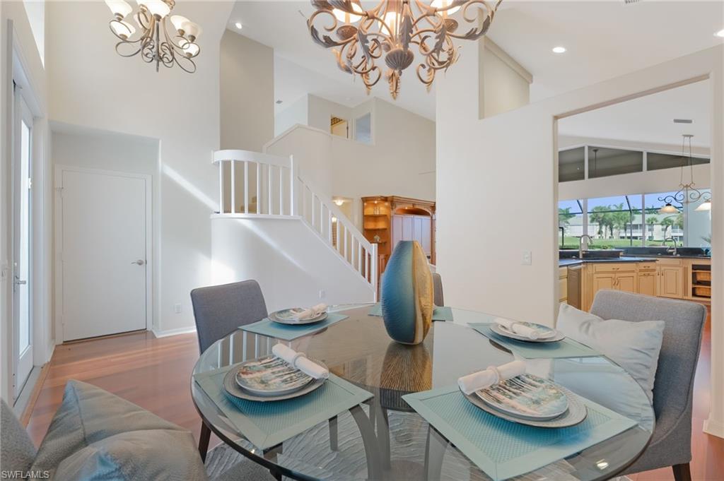 Dining area in Great Room Layout