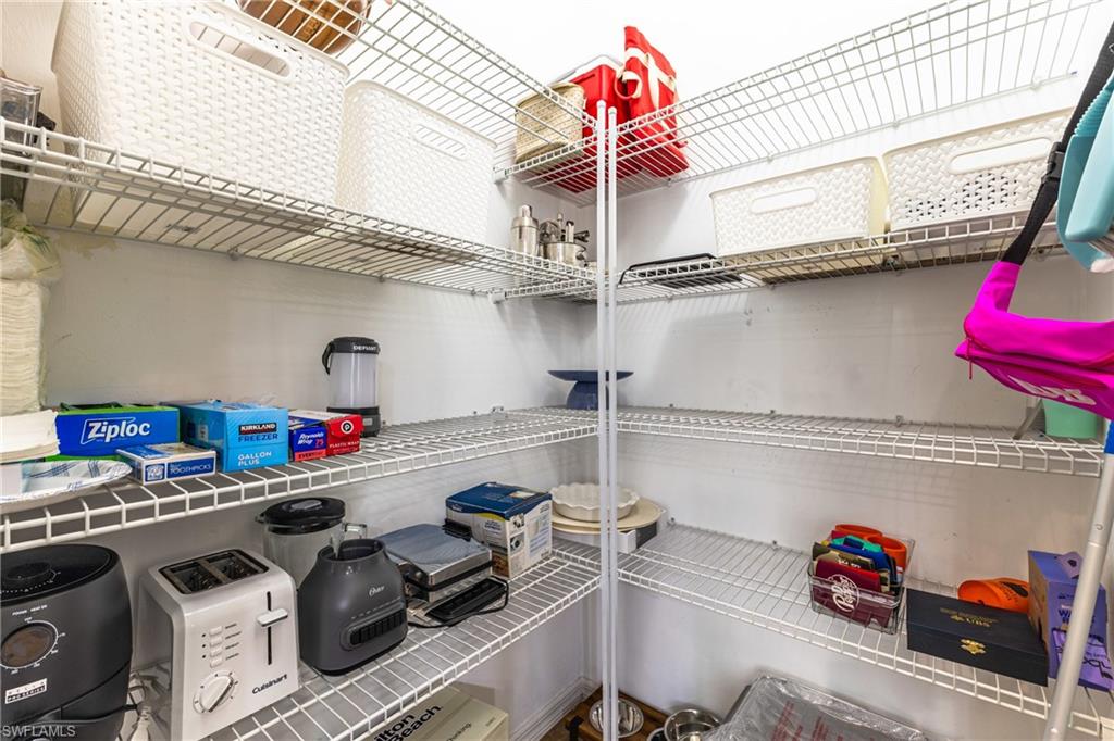 View of storage area