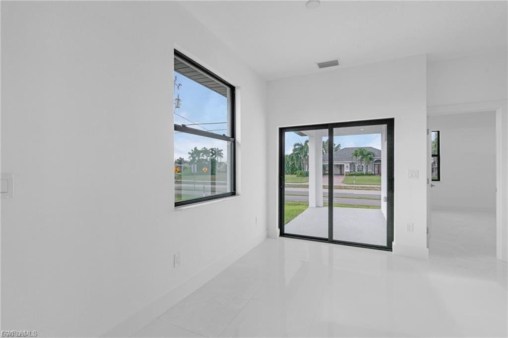 Spare room with baseboards