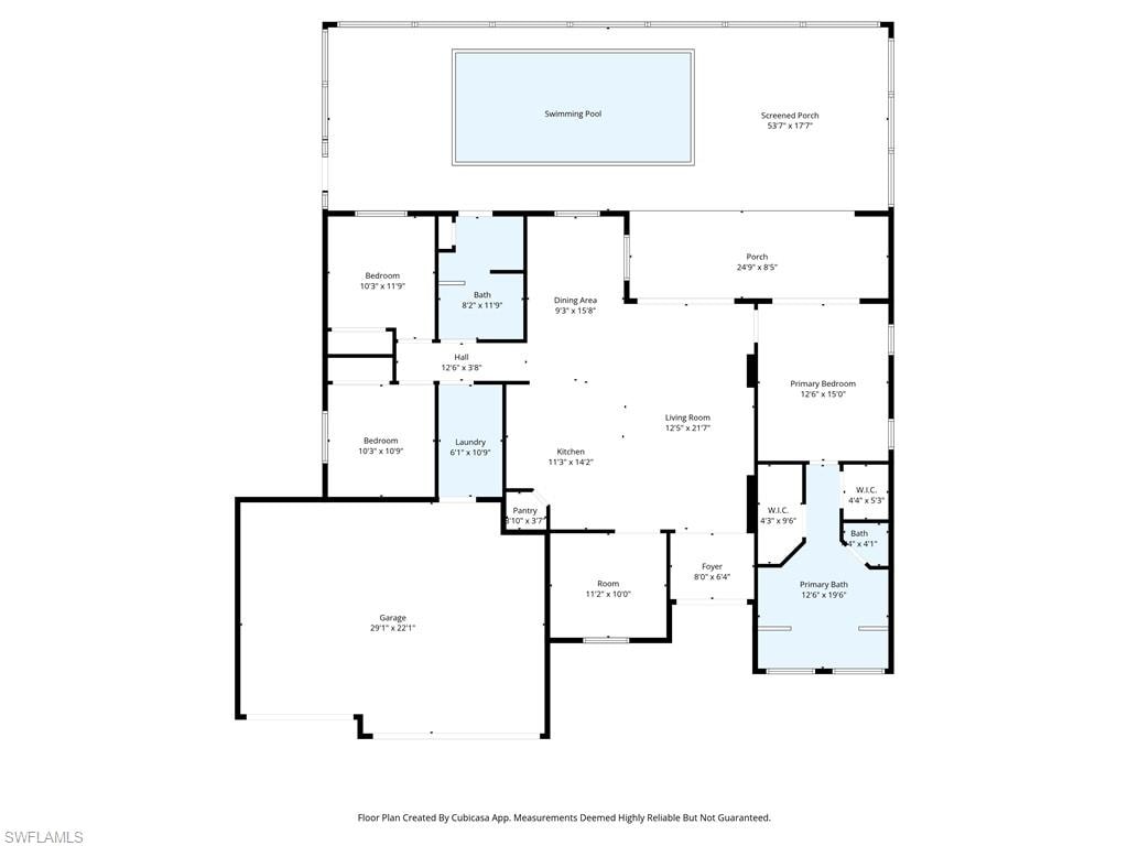 View of home floor plan