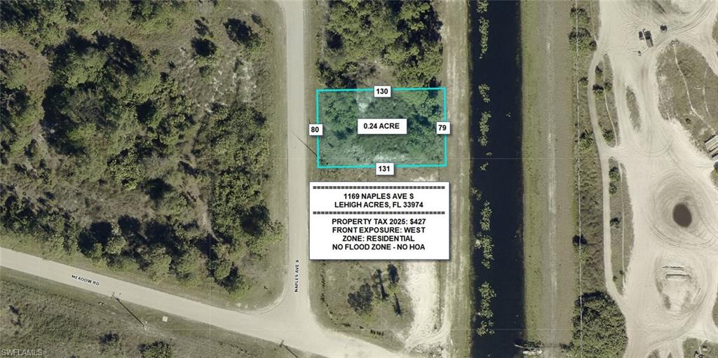 Map of property location featuring property parcel outlined