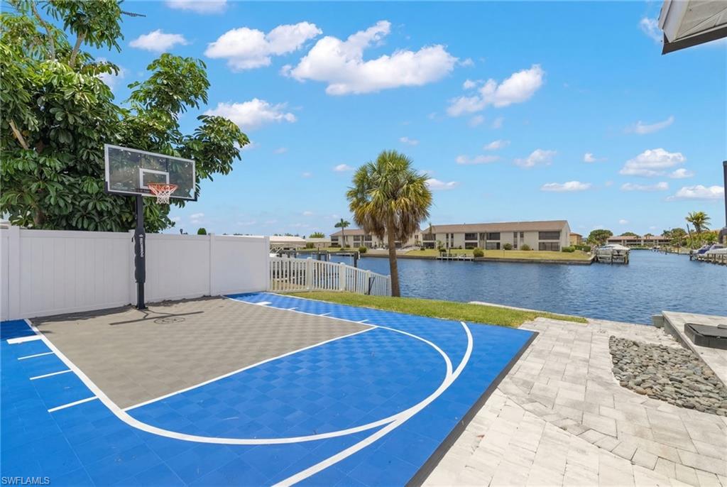 Your very own basketball court!