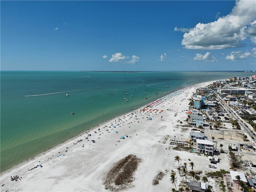 Bird's eye view of extended coastline