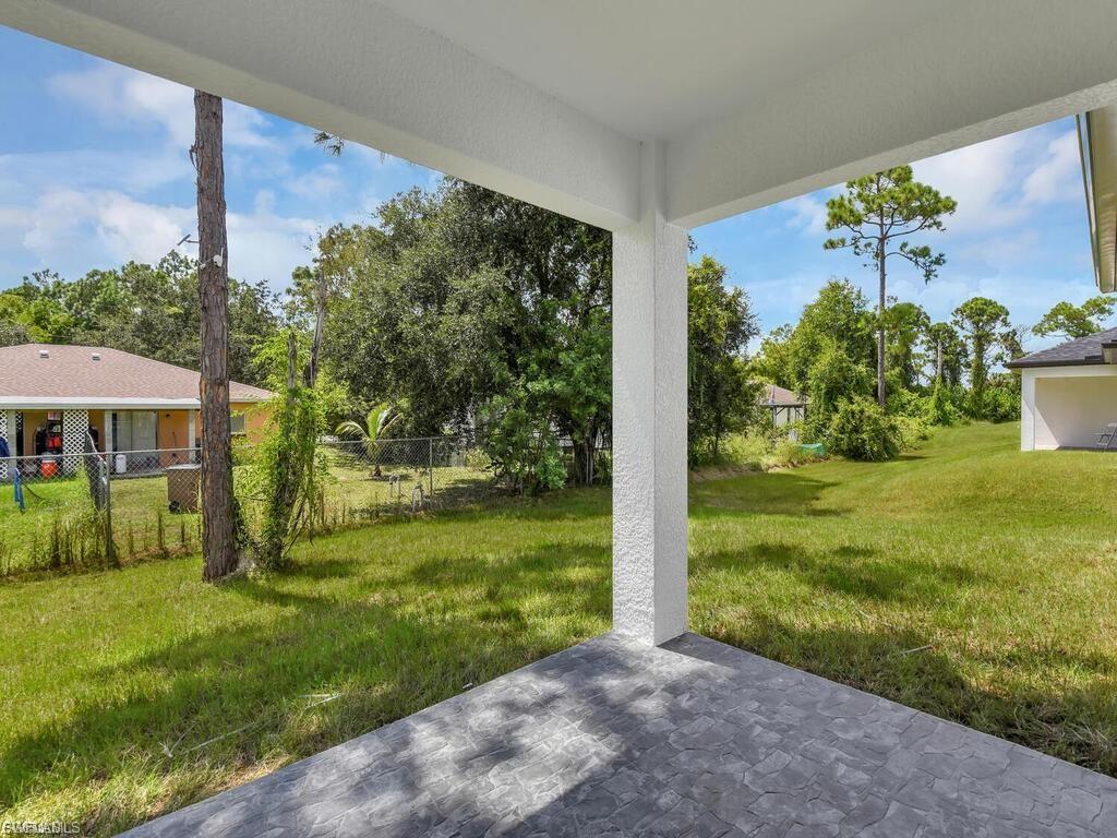 View of yard featuring a patio area