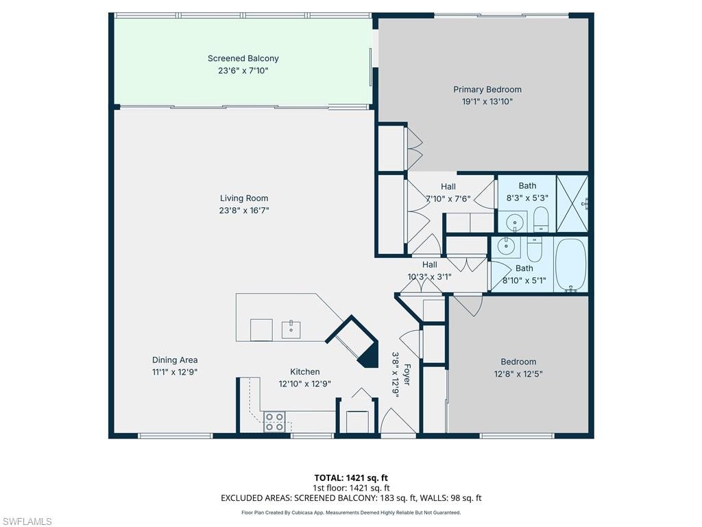 View of room layout