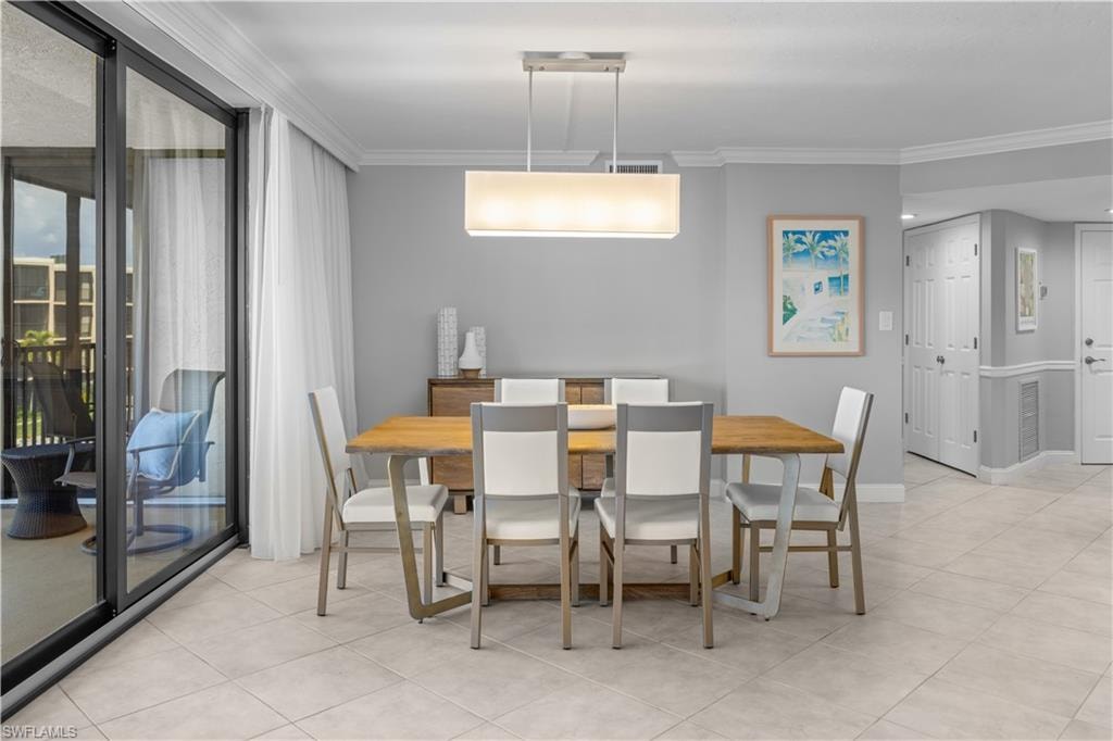 Dining table.