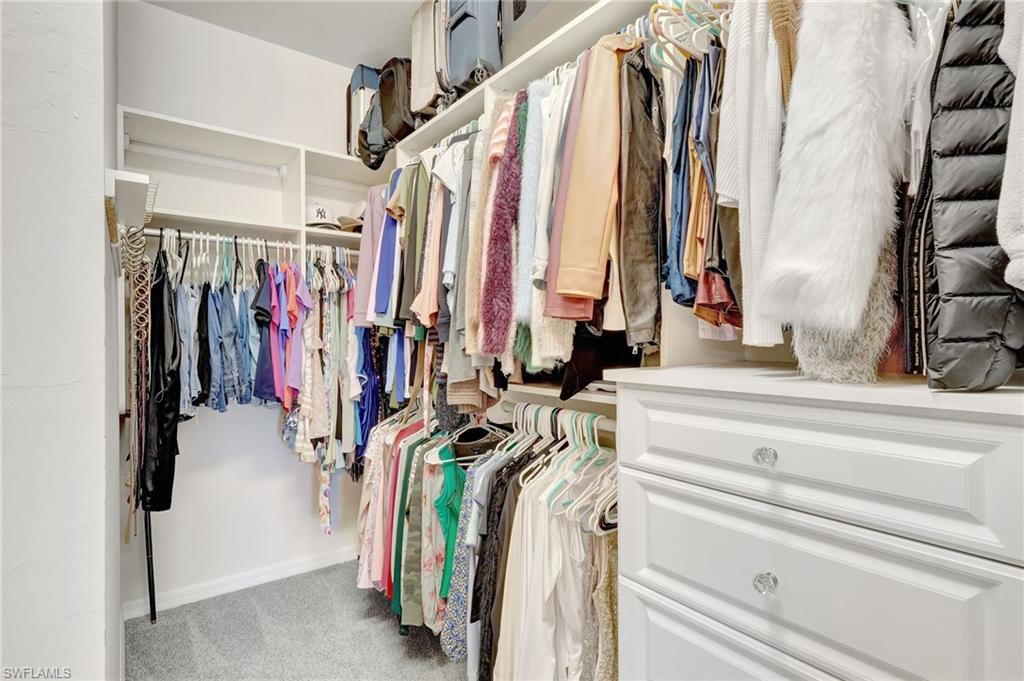 Clothes will be removed for the rental and fully access to the closet will be available