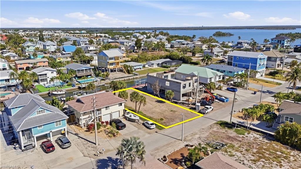 Aerial perspective of suburban area - Virtually Edited Image