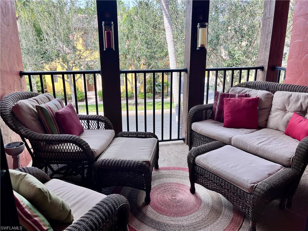 Open area balcony overlooking the preserve