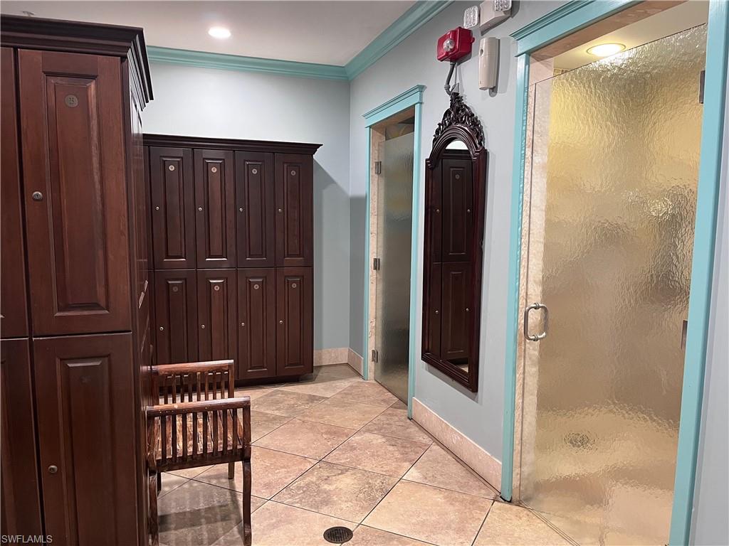 Locker Room & Shower Area