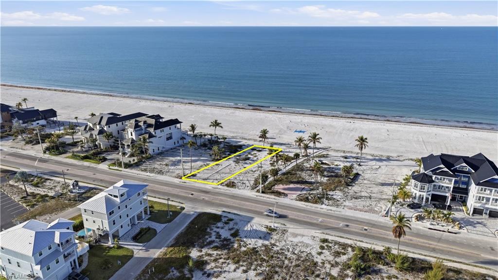 Bird's eye view of expansive beach - Virtually Edited Image