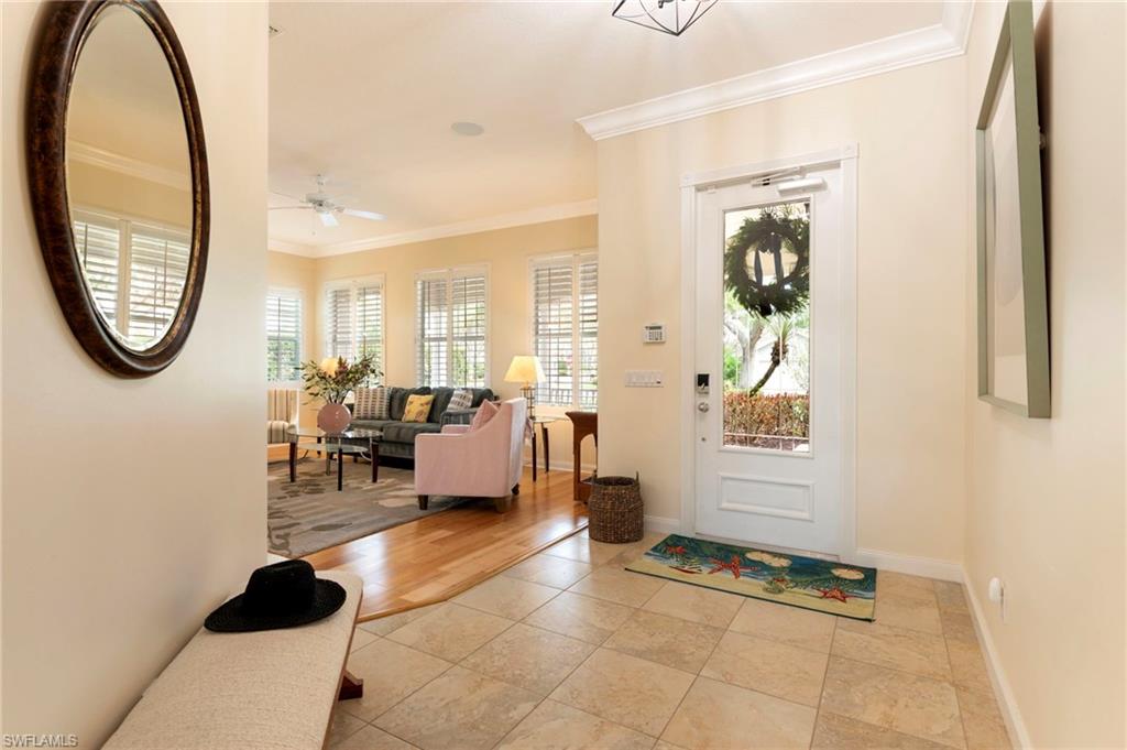 28100 Cetation Way Bonita Springs fL 34135 - Foyer with glass insert front door