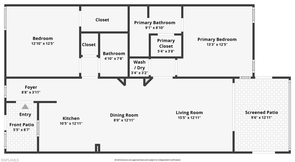 View of floor plan / room layout