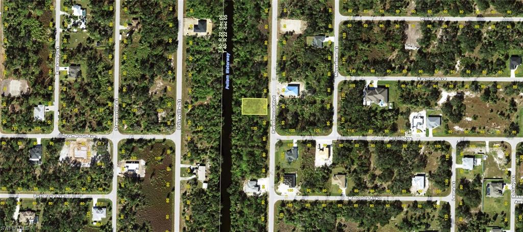 Map / location featuring property parcel outlined