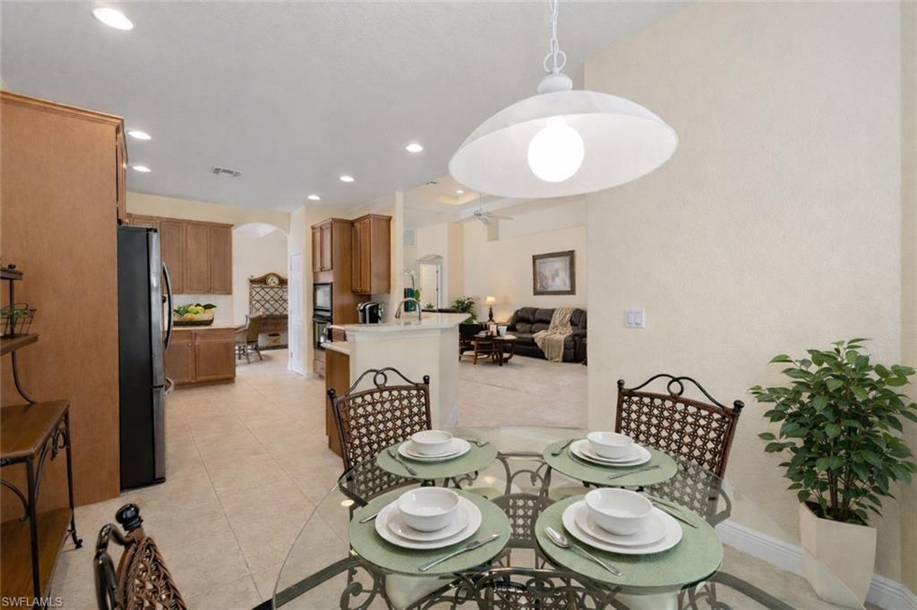 Breakfast room open to the Kitchen
