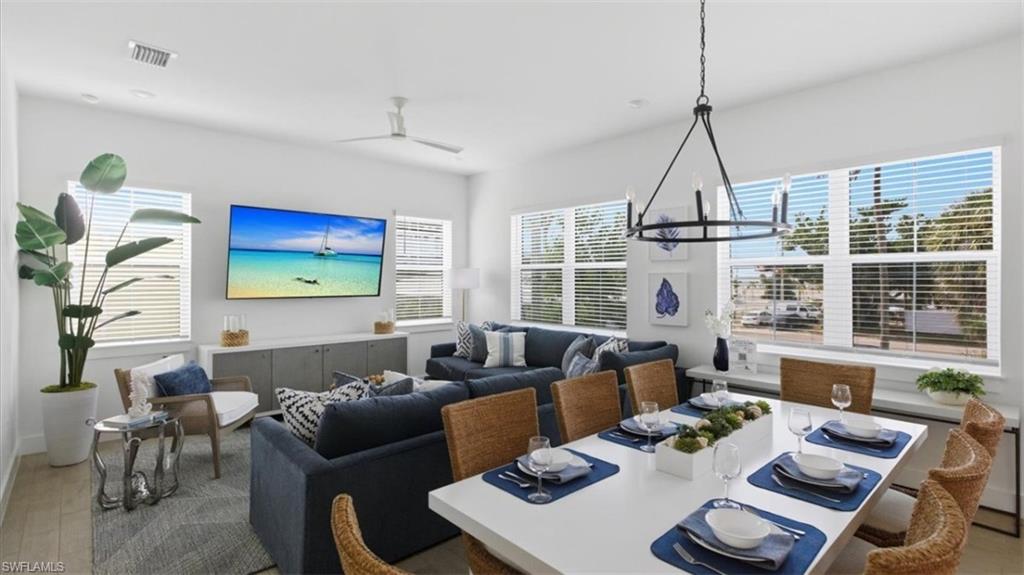 Living / Dining Area - Virtually Edited