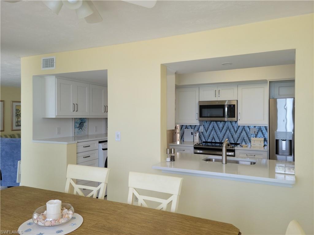 Amply sized dining room for the family to gather