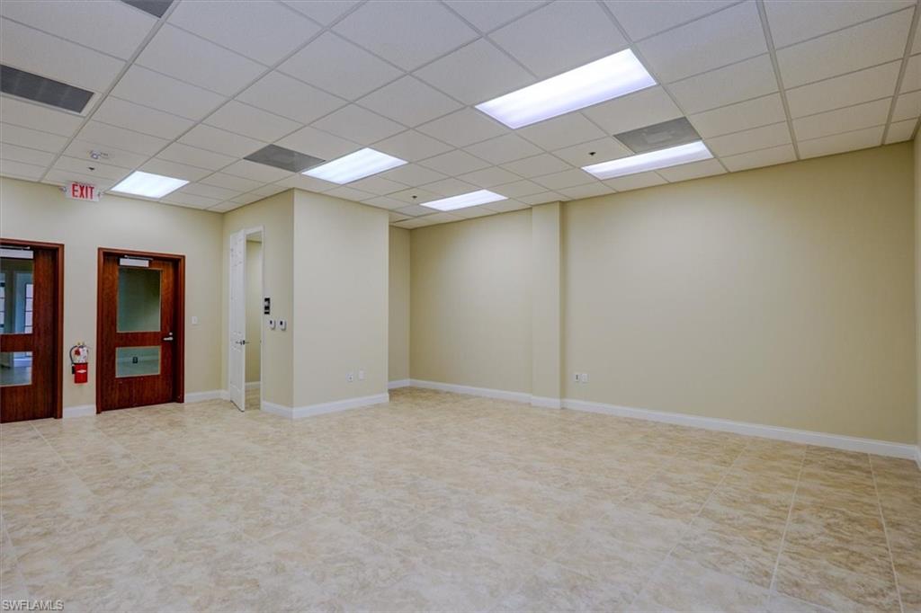 Large tiled open area
