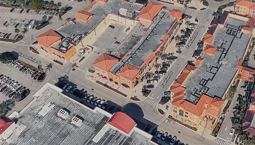 Drone / aerial view of an industrial area