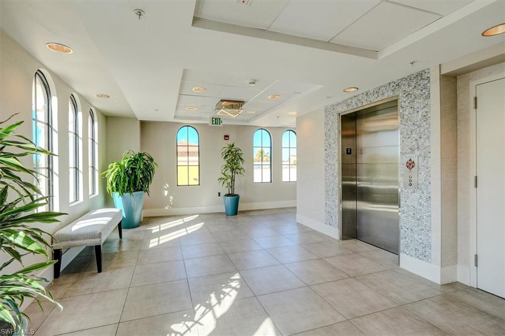 2nd Floor lobby with recessed lighting