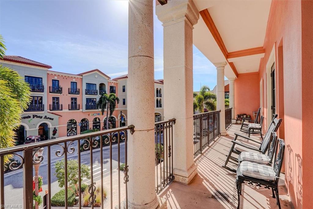 View on balcony