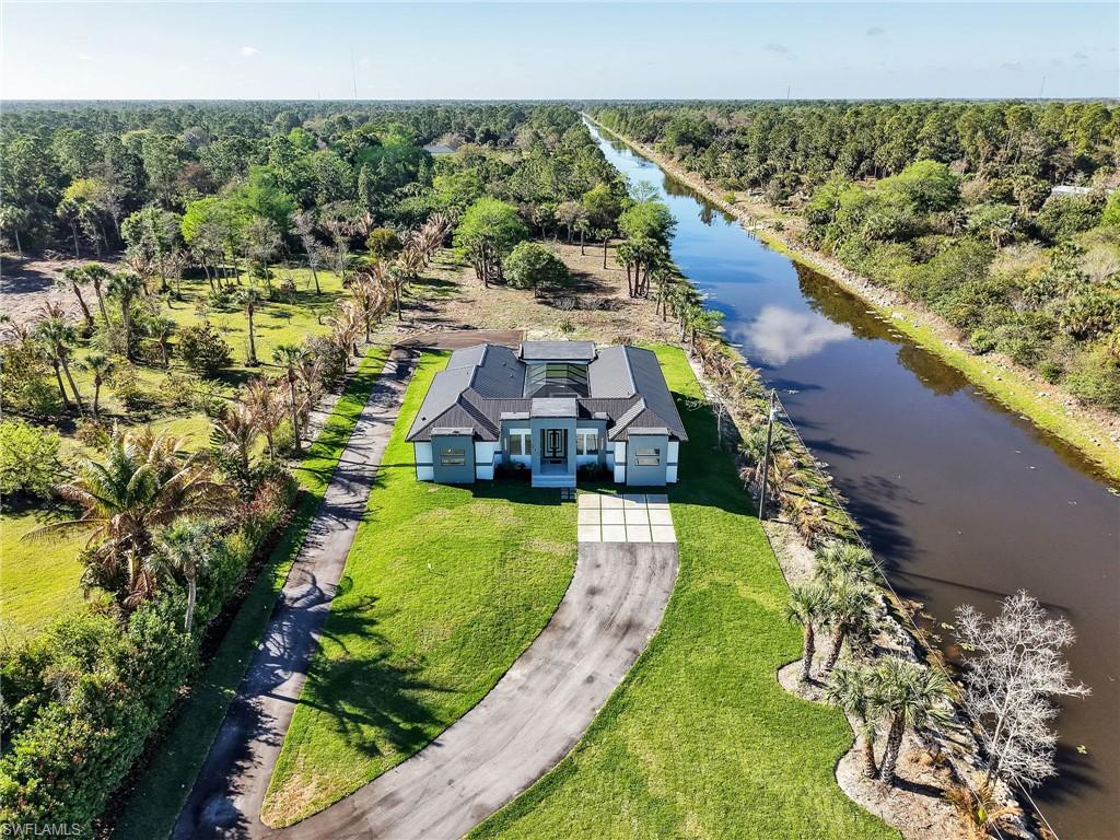 View from above of property featuring a large body of water
