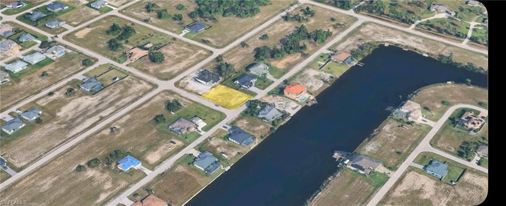 Aerial view of property's location