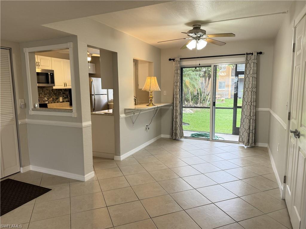 Family Room looking towards kitchen and dining area