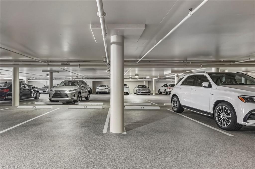 Garage featuring 2 parking spots #82 & 83
