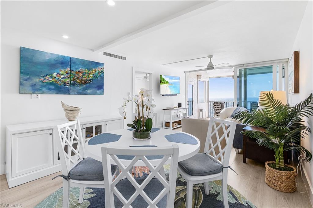 Dining room and buffet perfect for entertaining.
