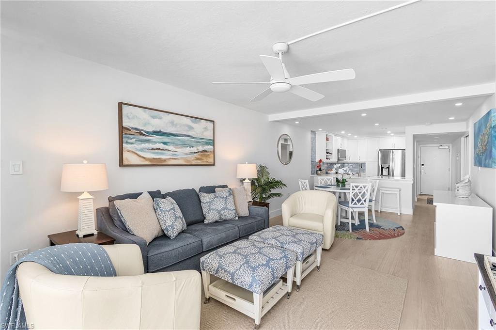 This residence is offered turnkey. Furniture is new. Cable and internet included in quarterly condo fees.