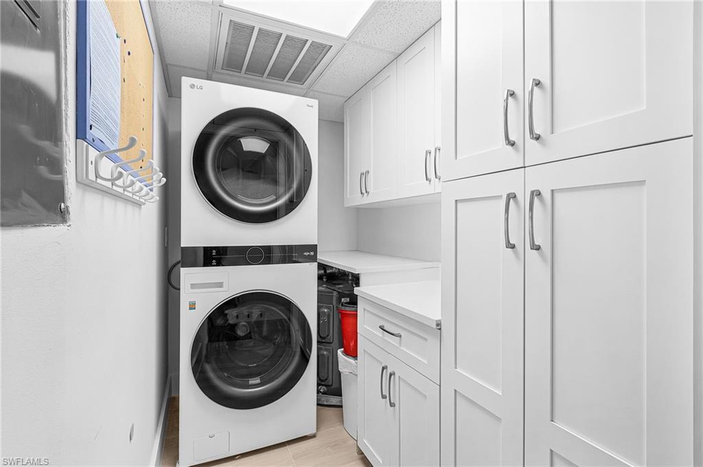 Full size washer and dryer. All new electric panel!